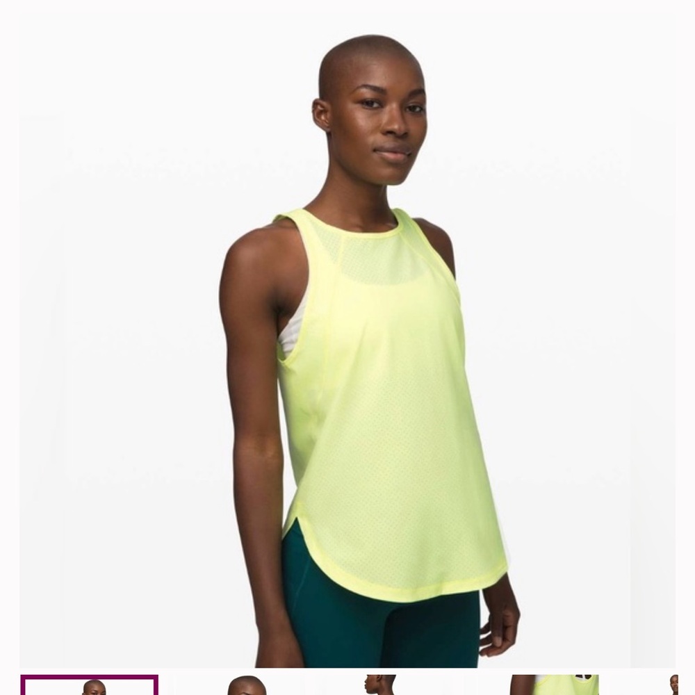 Lululemon Close the Distance Tank Florid Flash Size 6 NEW